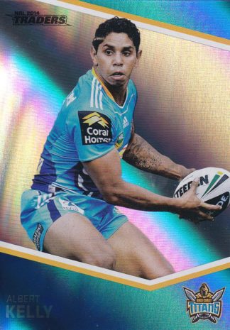 2014 NRL Traders Silver Parallels - P051 Albert Kelly Gold Coast Titans