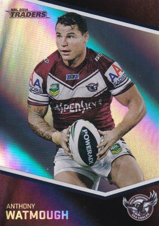 2014 NRL Traders Silver Parallels - P066 Anthony Watmough Manly Sea Eagles