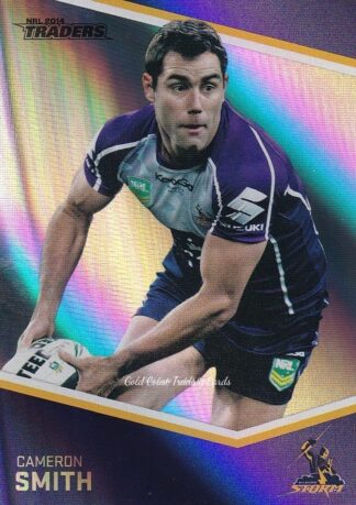 2014 NRL Traders Silver Parallels - P067 Cameron Smith Melbourne Storm