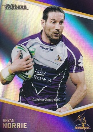 2014 NRL Traders Silver Parallels - P075 Bryan Norrie Melbourne Storm