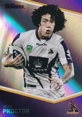 2014 NRL Traders Silver Parallels - P076 Kevin Proctor Melbourne Storm