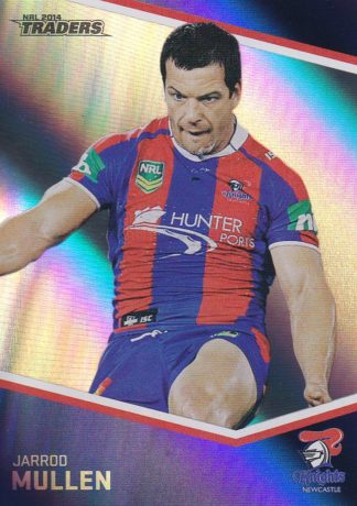2014 NRL Traders Silver Parallels - P085 Jarrod Mullen Newcastle Knights