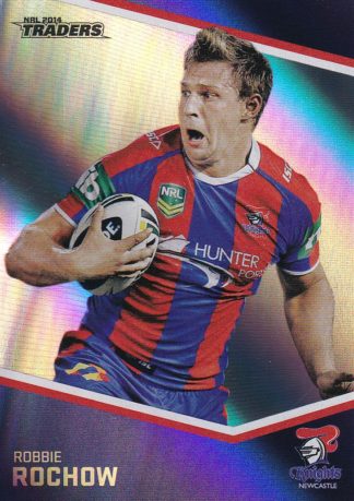 2014 NRL Traders Silver Parallels - P087 Robbie Rochow Newcastle Knights