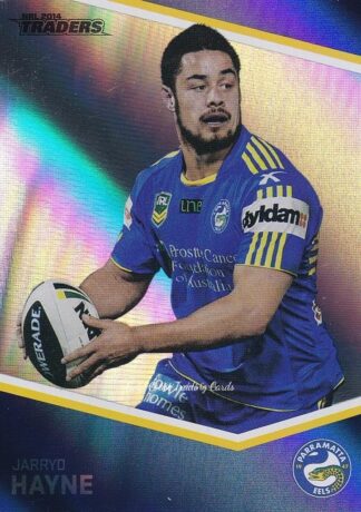 2014 NRL Traders Silver Parallels - P089 Jarryd Hayne Parramatta Eels
