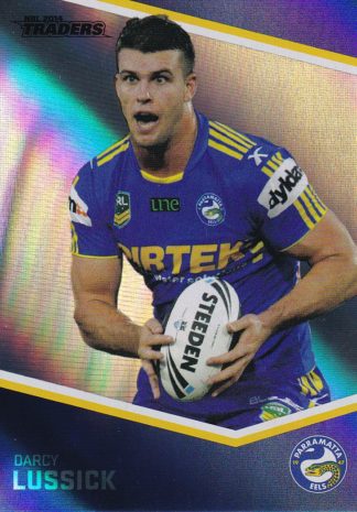 2014 NRL Traders Silver Parallels - P092 Darcy Lussick Parramatta Eels