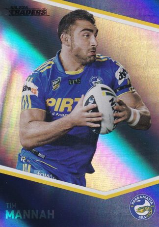 2014 NRL Traders Silver Parallels - P093 Tim Mannah Parramatta Eels