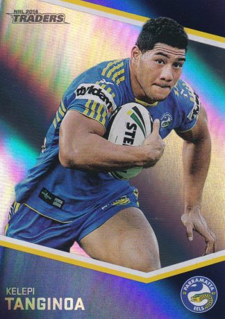 2014 NRL Traders Silver Parallels - P099 Kelepi Tanginoa Parramatta Eels