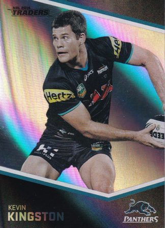 2014 NRL Traders Silver Parallels - P100 Kevin Kingston Penrith Panthers