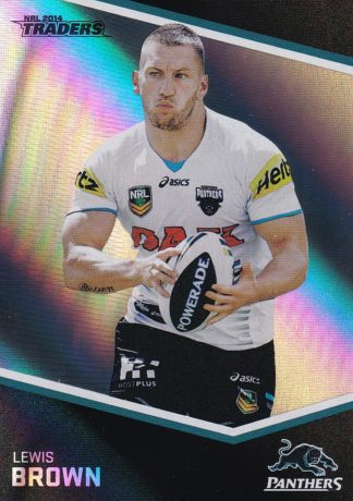 2014 NRL Traders Silver Parallels - P101 Lewis Brown Penrith Panthers