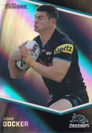 2014 NRL Traders Silver Parallels - P102 Adam Docker Penrith Panthers
