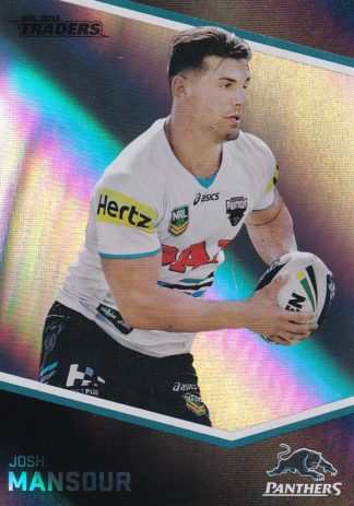 2014 NRL Traders Silver Parallels - P104 Josh Mansour Penrith Panthers