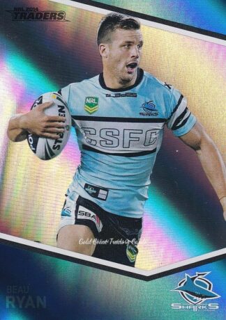 2014 NRL Traders Silver Parallels - P121 Beau Ryan Cronulla Sharks
