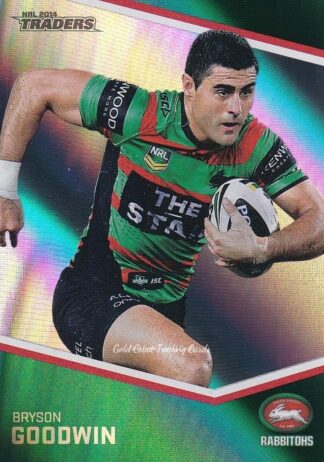2014 NRL Traders Silver Parallels - P126 Bryson Goodwin South Sydney Rabbitohs