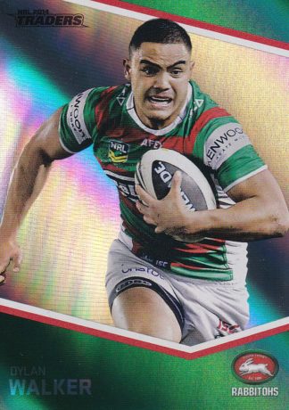 2014 NRL Traders Silver Parallels - P132 Dylan Walker South Sydney Rabbitohs