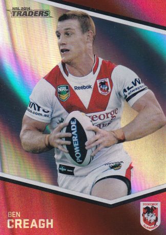 2014 NRL Traders Silver Parallels - P133 Ben Creagh St George Dragons
