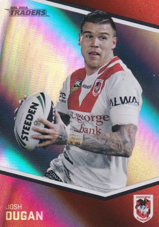 2014 NRL Traders Silver Parallels - P137 Josh Dugan St George Dragons