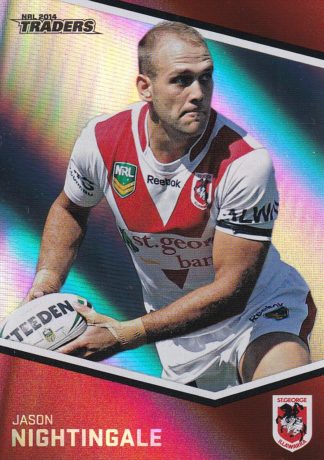 2014 NRL Traders Silver Parallels - P142 Jason Nightingale St George Dragons