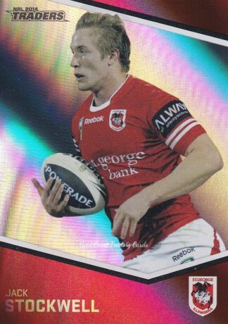 2014 NRL Traders Silver Parallels - P143 Jack Stockwell St George Dragons