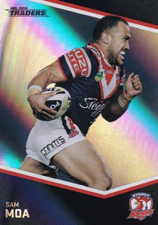 2014 NRL Traders Silver Parallels - P149 Sam Moa Sydney Roosters
