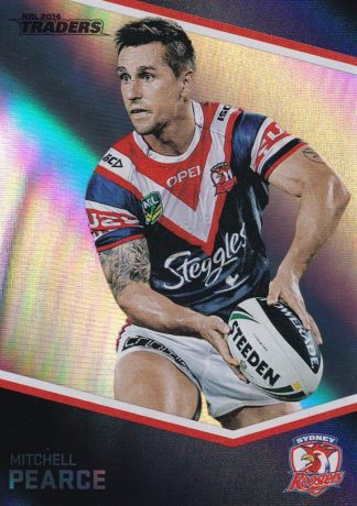 2014 NRL Traders Silver Parallels - P151 Mitchell Pearce Sydney Roosters