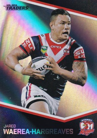 2014 NRL Traders Silver Parallels - P153 Jared Waerea-Hargreaves Sydney Roosters