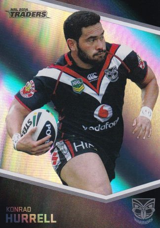2014 NRL Traders Silver Parallels - P157 Konrad Hurrell Warriors