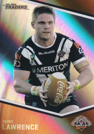 2014 NRL Traders Silver Parallels - P172 Chris Lawrence Wests Tigers