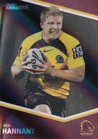 2014 NRL Traders Black Parallels - PS005 Ben Hannant Brisbane Broncos