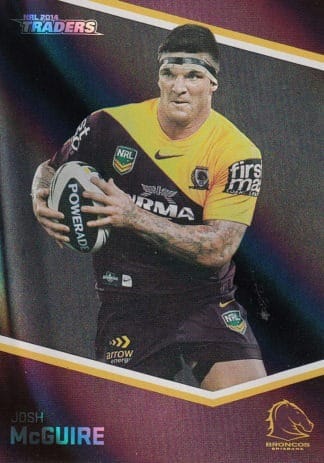 2014 NRL Traders Black Parallels - PS009 Josh McGuire Brisbane Broncos