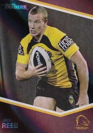 2014 NRL Traders Black Parallels - PS011 Jack Reed Brisbane Broncos