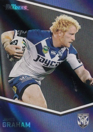 2014 NRL Traders Black Parallels - PS013 James Graham Canterbury Bulldogs