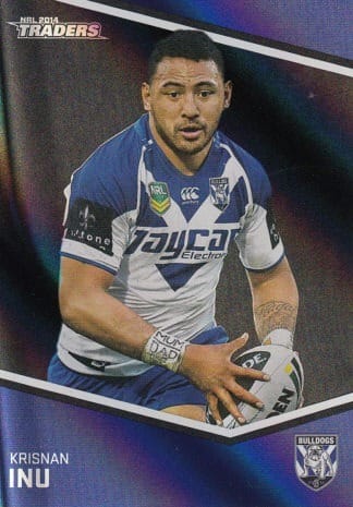 2014 NRL Traders Black Parallels - PS015 Krisnan Inu Canterbury Bulldogs