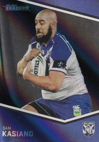 2014 NRL Traders Black Parallels - PS016 Sam Kasiano Canterbury Bulldogs