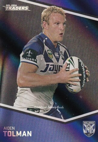 2014 NRL Traders Black Parallels - PS021 Aiden Tolman Canterbury Bulldogs