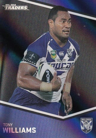 2014 NRL Traders Black Parallels - PS022 Tony Williams Canterbury Bulldogs