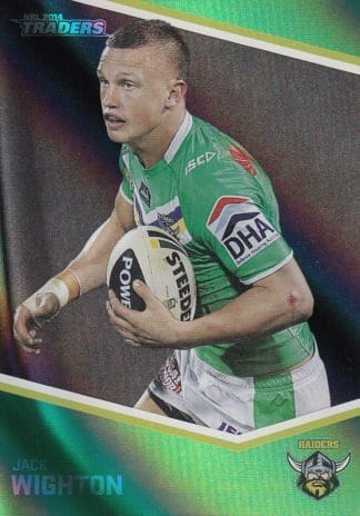 2014 NRL Traders Black Parallels - PS033 Jack Wighton Canberra Raiders