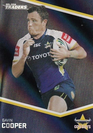 2014 NRL Traders Black Parallels - PS036 Gavin Cooper North Qld Cowboys