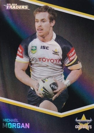 2014 NRL Traders Black Parallels - PS040 Michael Morgan North Qld Cowboys
