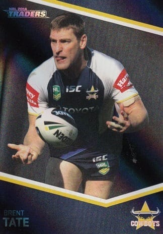2014 NRL Traders Black Parallels - PS044 Brent Tate North Qld Cowboys