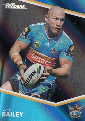 2014 NRL Traders Black Parallels - PS047 Luke Bailey Gold Coast Titans