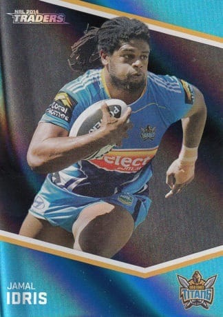 2014 NRL Traders Black Parallels - PS050 Jamal Idris Gold Coast Titans