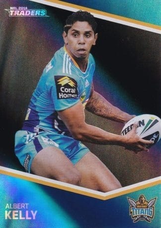 2014 NRL Traders Black Parallels - PS051 Albert Kelly Gold Coast Titans