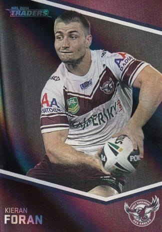 2014 NRL Traders Black Parallels - PS061 Kieran Foran Manly Sea Eagles