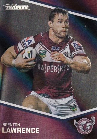 2014 NRL Traders Black Parallels - PS062 Brenton Lawrence Manly Sea Eagles
