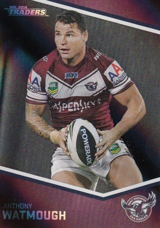 2014 NRL Traders Black Parallels - PS066 Anthony Watmough Manly Sea Eagles