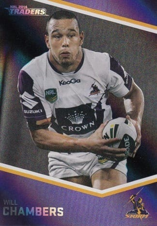 2014 NRL Traders Black Parallels - PS069 Will Chambers Melbourne Storm