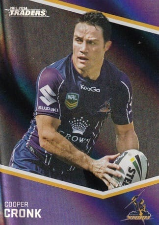 2014 NRL Traders Black Parallels - PS070 Cooper Cronk Melbourne Storm