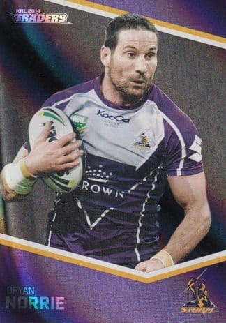 2014 NRL Traders Black Parallels - PS075 Bryan Norrie Melbourne Storm