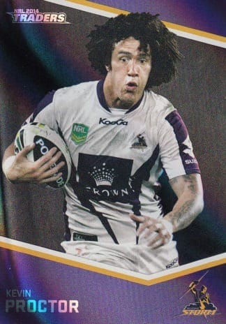 2014 NRL Traders Black Parallels - PS076 Kevin Proctor Melbourne Storm