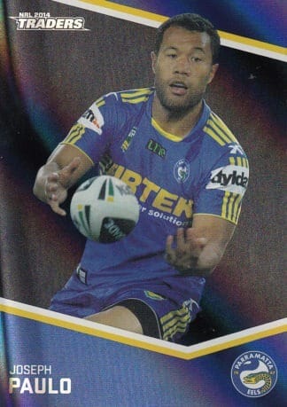 2014 NRL Traders Black Parallels - PS096 Joseph Paulo Parramatta Eels
